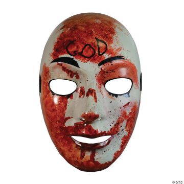 Adults The Purge™ Bloody God Plastic Mask - One Size