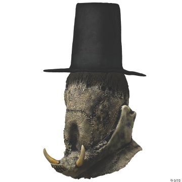 Creepshow™ Scarecrow Overhead Mask With Hat - One Size
