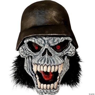 Adults Slayer Skull Helmet Overhead Latex Mask - One Size