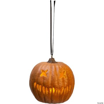 TRICK 'R TREAT LIGHT UP PUMPKIN ORNAMENT