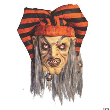 Adults The Terror Of Hallows Eve™ Evil Trickster Latex Mask - One Size