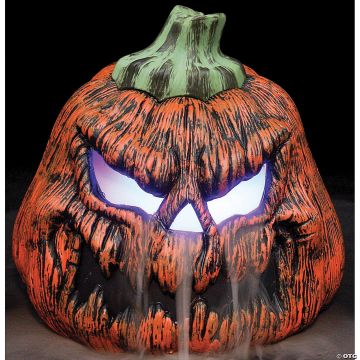 9" Orange Pumpkin Mister Halloween Decoration