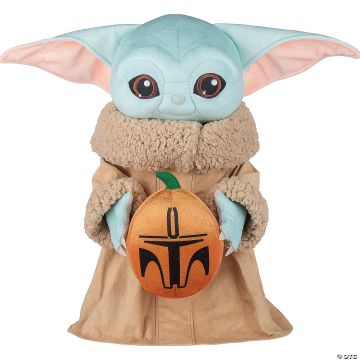 18" Halloween Greeter - Star Wars Child With Pumpkin
