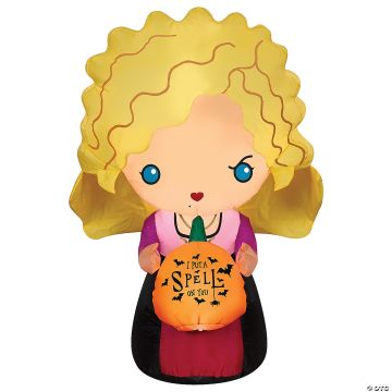 42" Airblown Inflatable Hocus Pocus Sarah Halloween Yard Decoration