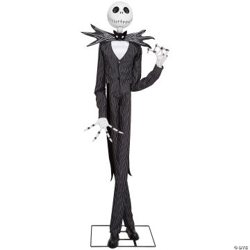 ANIMATED JACK SKELLINGTON BLK PRPL SUIT