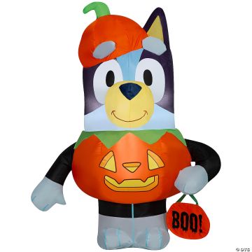 AIRBLOWN-HALLOWEEN BLUEY IN PUMPKIN SM
