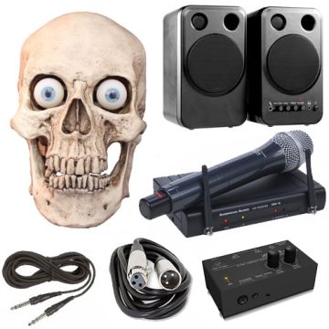 Talking Skull Complete Pack with Wireless Microphone