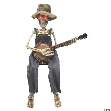 Skeleton Playing Banjo 39 In