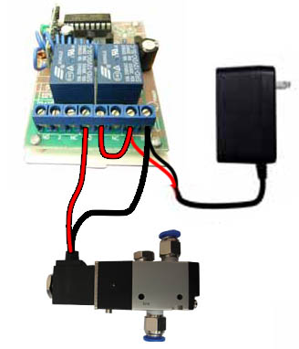Trigger Solenoids from the FrightProps Wireless Triggers