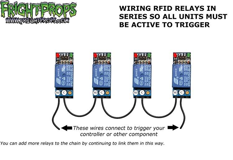 Wiring RFID Relays in Series