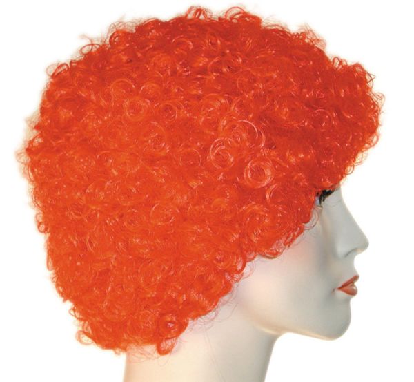 Short yellow curly wig hotsell