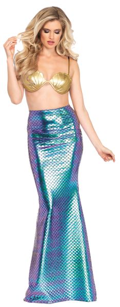 Metallic mermaid skirt sale