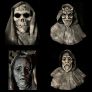 4 Pack Masks: Cemetery Statuaries