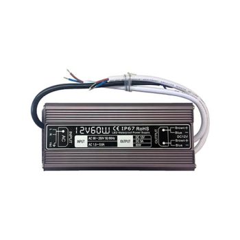 12vDC - 5amps (Regulated) Waterproof Power Supply