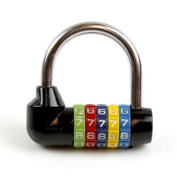 5 Number Color Coded Lock