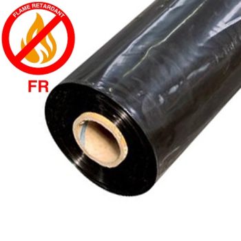 8 mil Black Fire Retardant Plastic