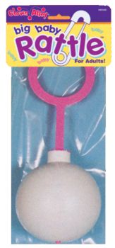 12" Giant Baby Rattle - Pink