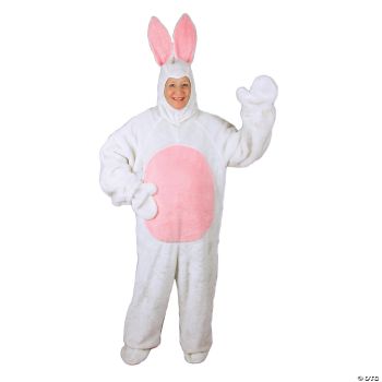 Child Bunny Suit With Hood - White