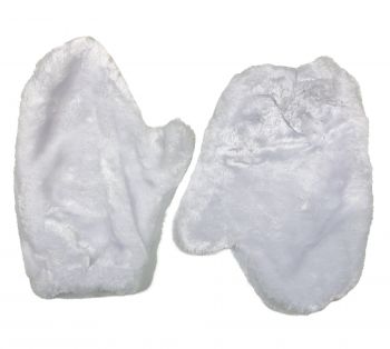 Adult Bunny Mitts  - White