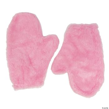 Adult Bunny Mitts  - Pink