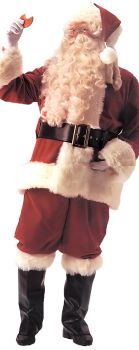 Men's Santa Suit Deluxe Velvet - Adult (40 - 48)