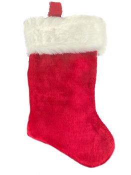 Plush Red Santa Stocking - 16"