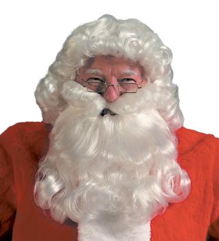 Curly Santa Wig & Beard Set