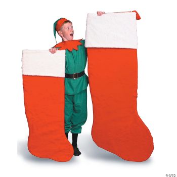 Giant Plush Santa Stocking - 60"