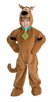 Child's Deluxe Velour Scooby-Doo Costume - Child Medium