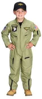 Boy's Fighter Pilot Costume - Child S (4 - 6)