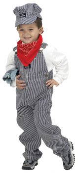 Boy's Train Engineer Costume - Child L (8 - 10)