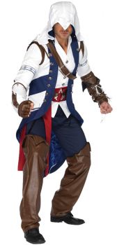 Men's Connor Costume - Assassin's Creed - Adult S/M