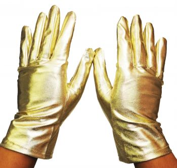 Metallic Gloves - Gold - Adult OSFM