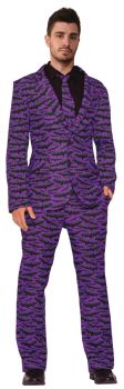 Men's Bat Suit & Tie - Adult OSFM