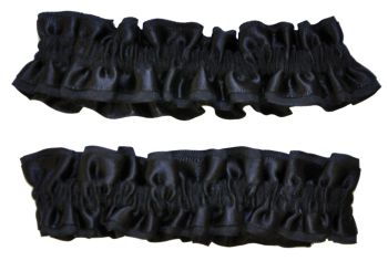 Armbands/Garters - 1 Pair - Black