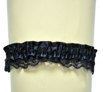 Lace Garter Single - Black