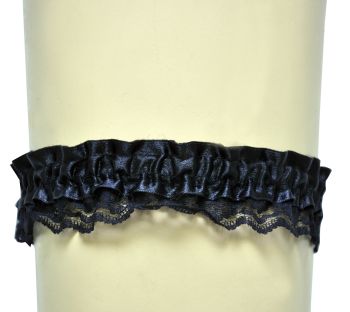 Lace Garter Single - Black