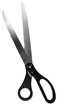 30-Inch Ribbon Cutting Scissors - Black