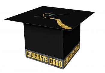 Cardboard Graduate Cap - Black
