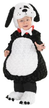 Black & White Puppy Costume - Toddler Large (2 - 4T)