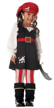 Precious Lil Pirate Toddler Costume - Toddler (3 - 4T)