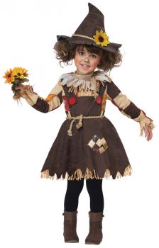 Pumpkin Patch Scarecrow Toddler Costume - Child XS (4 - 6)