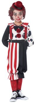 Kreepy Klown Kid Toddler Costume - Toddler (3 - 4T)