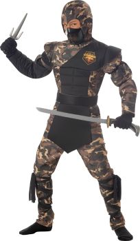 Boy's Special Ops Ninja Costume - Child S (6 - 8)