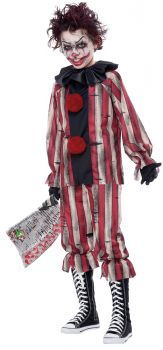 Boy's Nightmare Clown Costume - Child L (10 - 12)