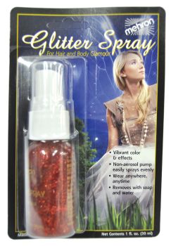 1oz Glitter Spray - Red