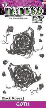 Black Roses Goth Tattoo FX