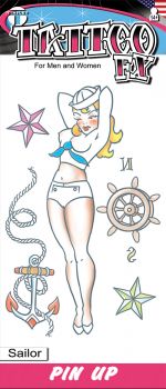 Sailor Girl Pinup Tattoo FX