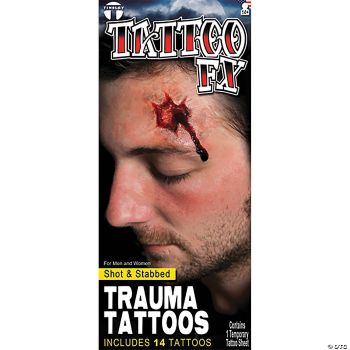 Shot & Stabbed Trauma Tattoo FX