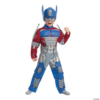 Boy's Optimus EG Muscle Toddler Costume